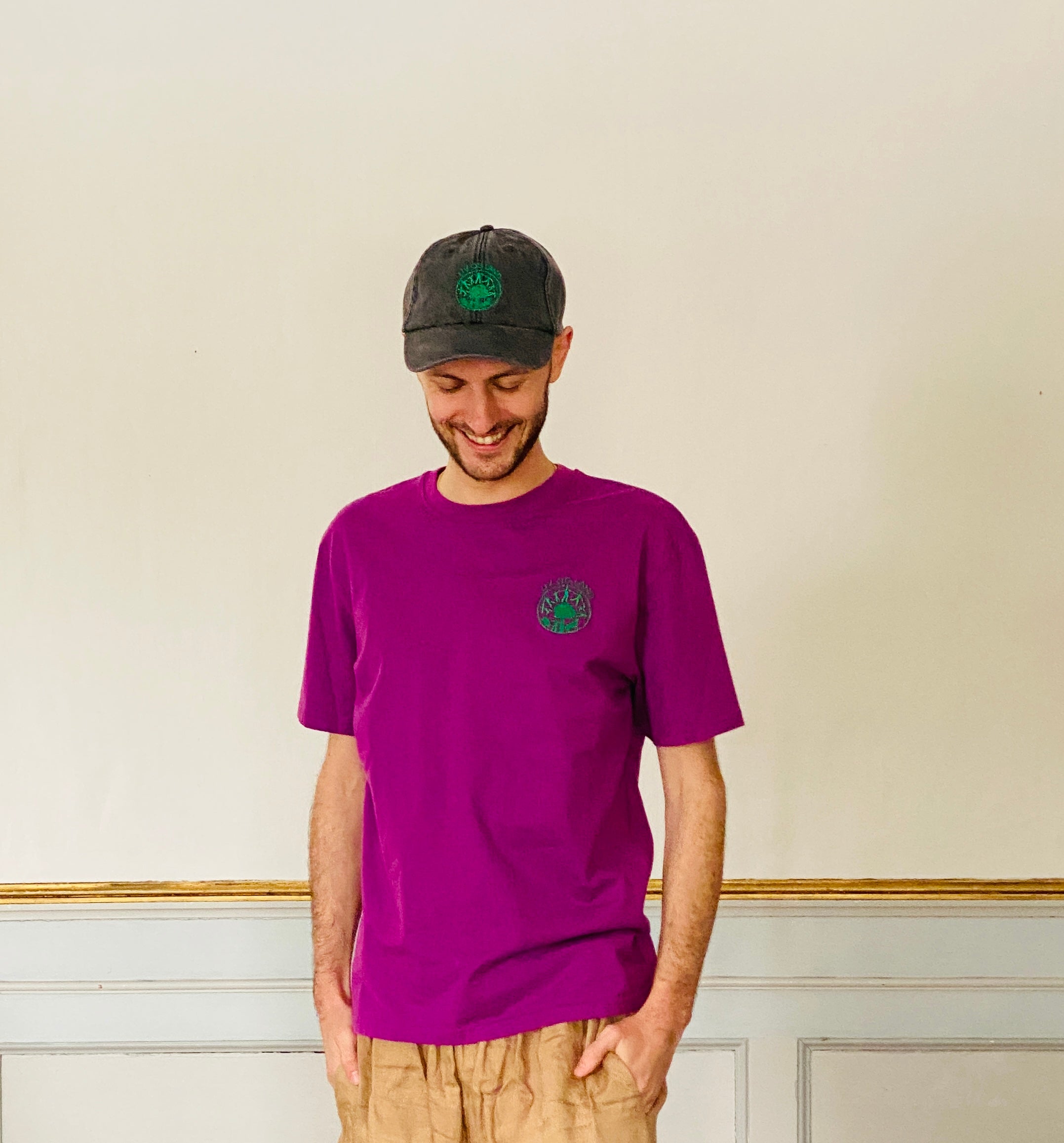 Nr. 5 Liv og land t-shirt - unisex Fuchsia str M