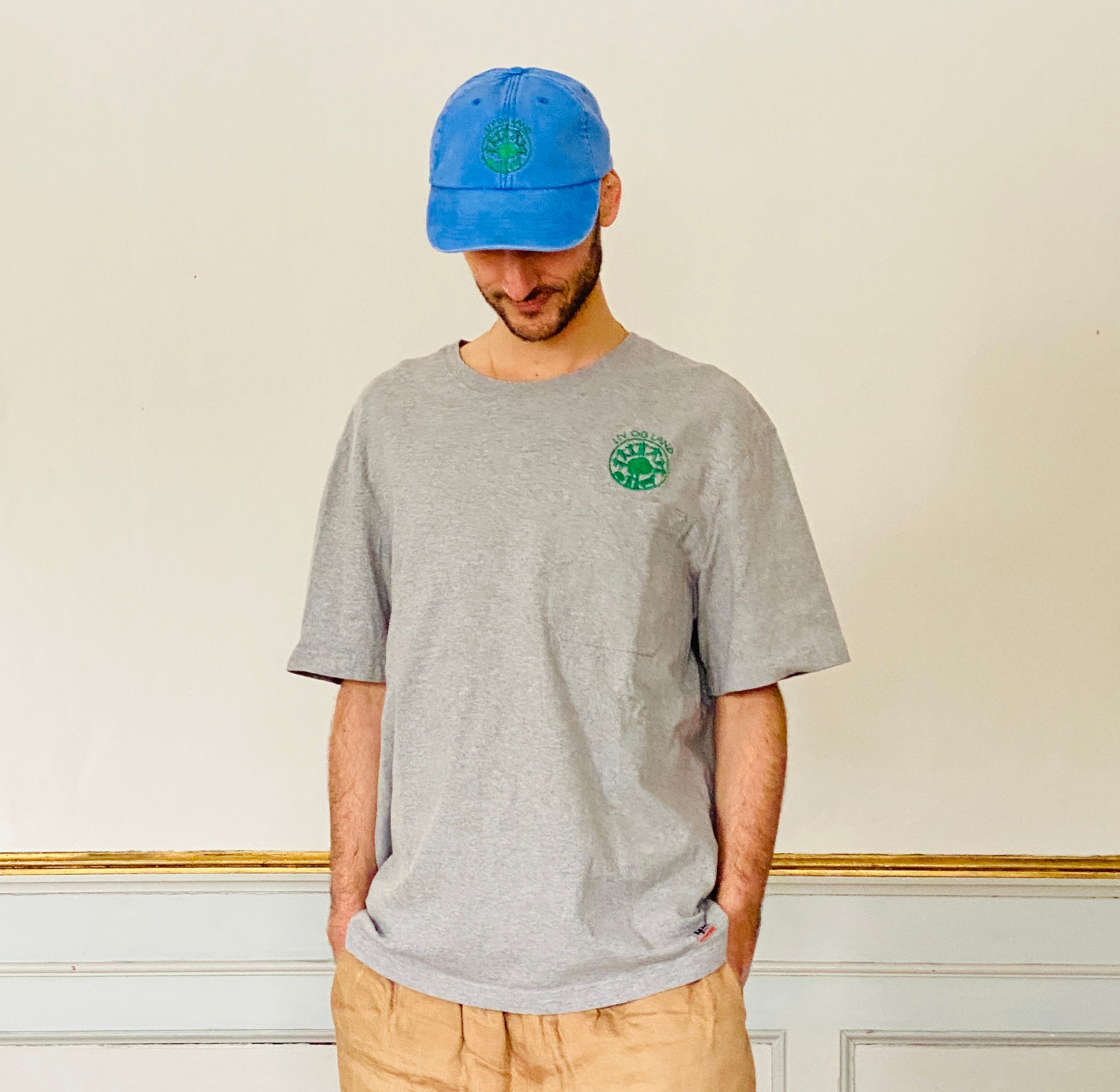 Nr. 6 Liv og land t-shirt - unisex Grå str L